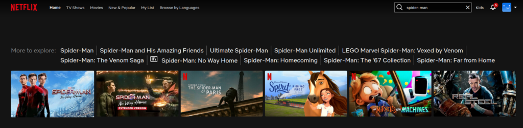 no way home på netflix